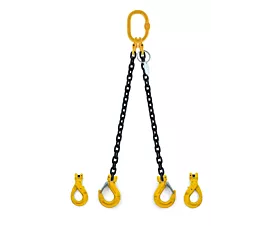 2-Leg G8 Lifting chain - 4.4t - 10mm - 2-leg - Without shortening hooks - G8 - Choose your hooks 2-Leg G8 Lifting chain - 4.4t - 10mm - 2-leg - Without shortening hooks - G8 - Choose your hooks