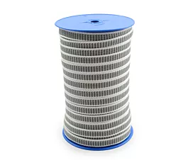 Roller Shutter Straps 14 mm Roller shutter webbing strap - Grey/white - (14 mm) Roller Shutter Straps 14 mm Roller shutter webbing strap - Grey/white - (14 mm)