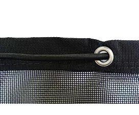 All Nets & Tarps Container gaasnet - PES met pvc-coating - Zwart - 3,5 x 8m All Nets & Tarps Container gaasnet - PES met pvc-coating - Zwart - 3,5 x 8m