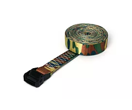 Up to 500kg - Cam Buckle Tie-Down Strap - 650kg - 35mm - 1-part - Black cam buckle - Camouflage + Custom label