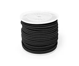 Trailer Nets - Coarse Mesh Elastic cord 10mm - 80m - Black