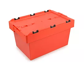 All Storage Boxes Stackable Storage Box with Lid - 60x40x34cm – Red All Storage Boxes Stackable Storage Box with Lid - 60x40x34cm – Red