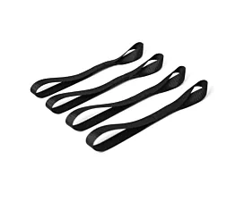 All Accessories Tie-down loops - 1.2T - 32cm - 25mm - Black - 4pcs