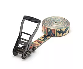 All Tie-Down Straps 50mm Tie-Down Strap - 5T - 50mm - 1-part - Ratchet - Camouflage + Custom label