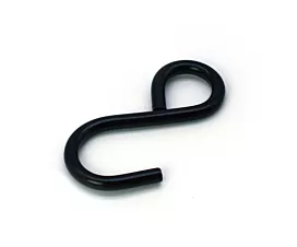 S-Hooks Closed S-hook - 100kg - 16mm - Black S-Hooks Closed S-hook - 100kg - 16mm - Black