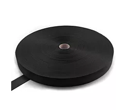 All - Black Webbing Polypropylene webbing - 1,000kg - 50mm - 100m in roll - Black All - Black Webbing Polypropylene webbing - 1,000kg - 50mm - 100m in roll - Black
