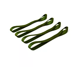 All Accessories Tie-down loops - 1.2T - 32cm - 25mm - Khaki Green - 4pcs