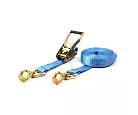 All Tie-Down Straps 50mm Tie-Down Strap - 5T - 10m - 50mm – 2-part – Snap hook with a triangular ring – Blue
