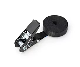 All Custom Tie-Down Straps Tie-down - 150kg - 20mm - 1-part - Mini ratchet - Black All Custom Tie-Down Straps Tie-down - 150kg - 20mm - 1-part - Mini ratchet - Black