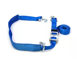 All Tie-Down Straps & Accessories Car tie-down strap - 5T - 3.5m - 50mm – Swivel hooks, finger hook, wear sleeve - Blue All Tie-Down Straps & Accessories Car tie-down strap - 5T - 3.5m - 50mm – Swivel hooks, finger hook, wear sleeve - Blue