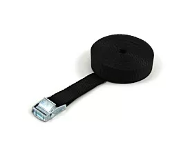 All Tie-Down Straps 25mm Tie-down - 250kg - 1m - 25mm - 1-part - Cam buckle - Black - 4pcs