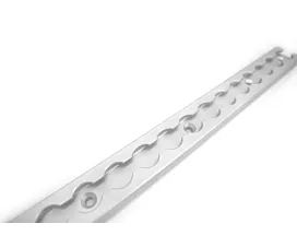 All Rails, Cargo Bars & Planks L-track rail with straight edge - 0.6m - Aluminum
