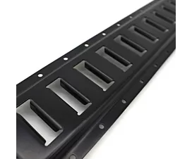 All Black Hardware Horizontal mounting rail / E-track rail - 1.5m - Steel - Black