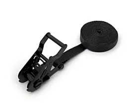 Custom Tie-Down Straps - 25mm Tie-down - 1.2T - 25mm - 1-part - Ratchet - Black + Custom label