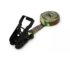 All Tie-Down Straps 25mm Tie-down - 800kg - 25mm - 1-part - Ratchet - Camouflage + Custom label