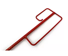 Other Nets & Tarps (Agri.) Ground stake for safety fence nets - 1.25 m - Red - 10pcs