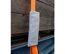 Tie-Down Strap Winders Kunststof beschermhoes voor ratel 50mm - Met velcro - Wit - 37X31cm