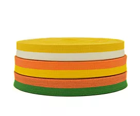 All Cotton Webbing Two-colored judo belt (50m roll) All Cotton Webbing Two-colored judo belt (50m roll)