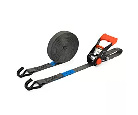 All Tie-Down Straps 25mm Tie-down - 1.2T - 25mm - 2-part - Double J-hook - Deluxe - Grey - Personalized All Tie-Down Straps 25mm Tie-down - 1.2T - 25mm - 2-part - Double J-hook - Deluxe - Grey - Personalized